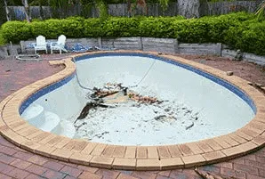 impermeabilizacao de Piscina - Antes
