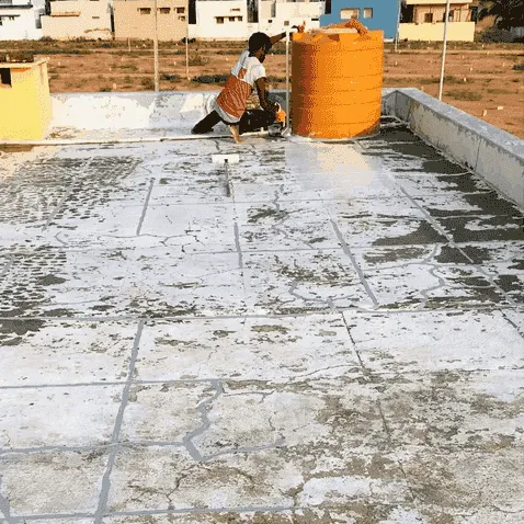 impermeabilizacao de Terraço - Antes